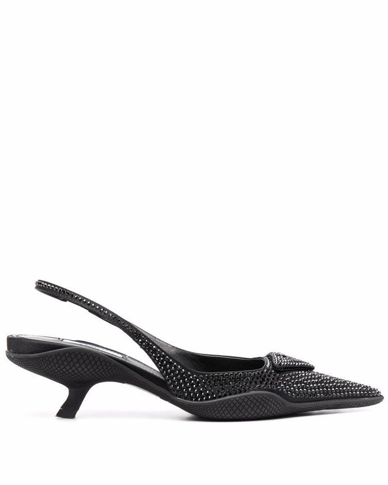 prada black pumps