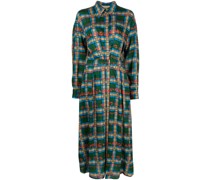 Faltenkleid mit Kino-Print