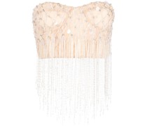 Cropped-Top mit Kristallen