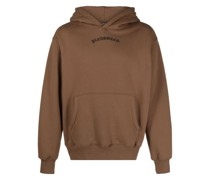 Hoodie mit Logo-Stickerei