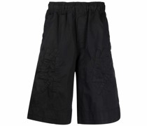 Shorts mit Logo-Prägung