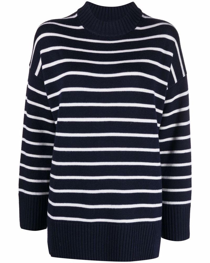 Ralph Lauren Damen Gestreifter Pullover im Oversized-Look NH9062 Ralph Lauren Damen Gestreifter Pullover im Oversized-Look NH9062