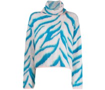 Gestrickter Rollkragenpullover