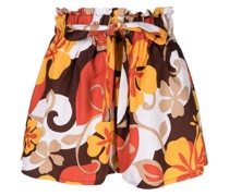 Shorts mit Paperbag-Taille
