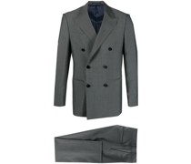 double-breasted button suit