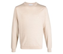 Pullover mit Logo-Stickerei