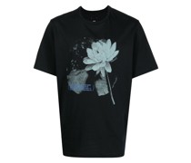 T-Shirt mit Blumen-Print