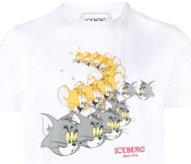 T-Shirt mit Tom und Jerry-Print