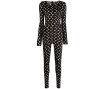 Jumpsuit mit Sichelmond-Print