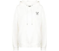 Hoodie mit Logo-Stickerei