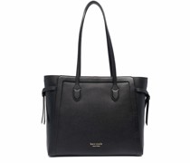 Handtasche mit Logo-Schild