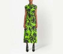 Kleid mit grafischem Print