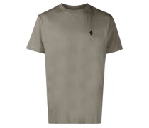 T-Shirt mit Logo-Stickerei