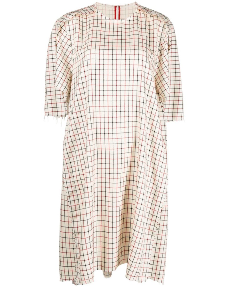 Maison Margiela Damen Kleid mit Karomuster