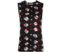 Top mit grafischem Print