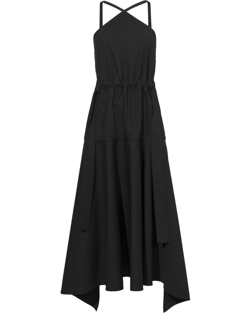 Proenza Schouler Damen Neckholder-Midikleid aus Popeline