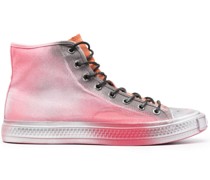 High-Top-Sneakers mit Spray-Print