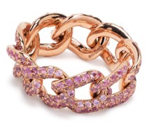 18kt Gelbgoldring mit Saphir