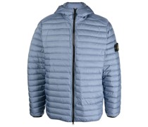 Gefütterte Jacke mit Kompass-Patch