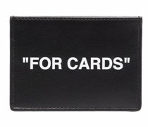 Kartenetui mit "For Cards"-Zitat