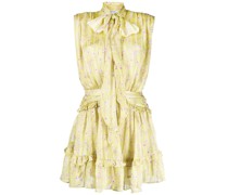Kurzes Hemdkleid mit Print
