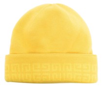 Strickmütze mit Logo-Stickerei
