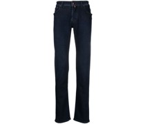 Tief sitzende Straight-Leg-Jeans