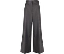 High-Waist-Hose mit weitem Bein