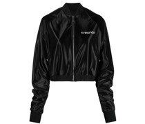 Bomberjacke mit Logo-Print