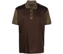 Gemustertes Poloshirt