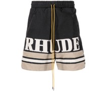 Shorts mit Logo-Stickerei