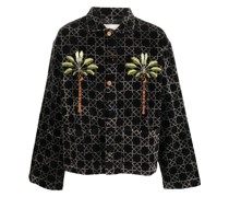 STORY mfg. Hemdjacke mit Palmen-Print
