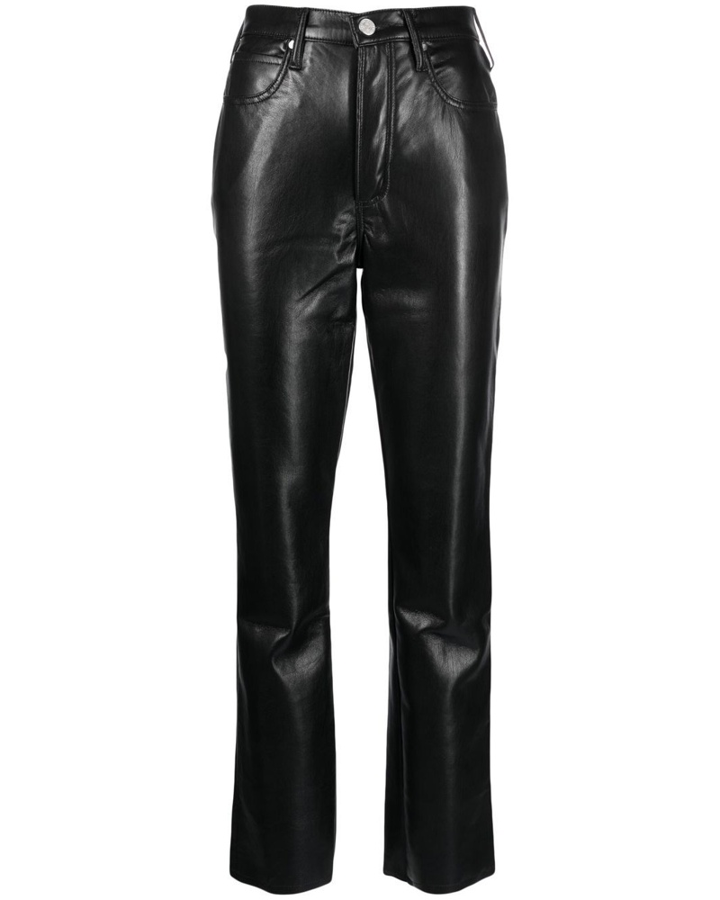 Frame Denim Damen Hose aus Leder