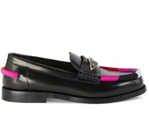 Loafer mit Logo-Schild