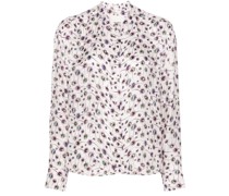 Leidy graphic-print blouse