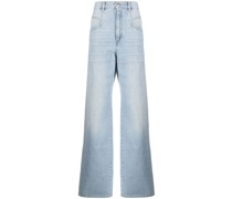 Jeans mit weitem Bein