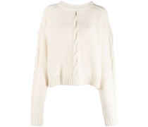 Pullover mit Zopfmuster