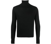 Fein gestrickter Rollkragenpullover