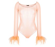 Body mit Straußenfedern