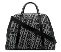 Reisetasche mit Jacquardmuster