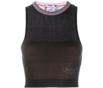 Gestricktes Cropped-Top