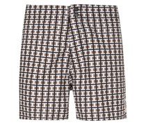 Geometric Ocre Badeshorts