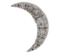 14kt Rotgoldohrstecker mit Mond