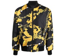 Bomberjacke mit Barock-Print