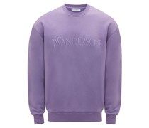 Sweatshirt mit Logo-Stickerei