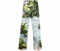 x VTSS Hose mit grafischem Print