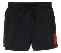 Badeshorts mit Logo-Print
