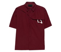 carabiner-detail short-sleeve shirt