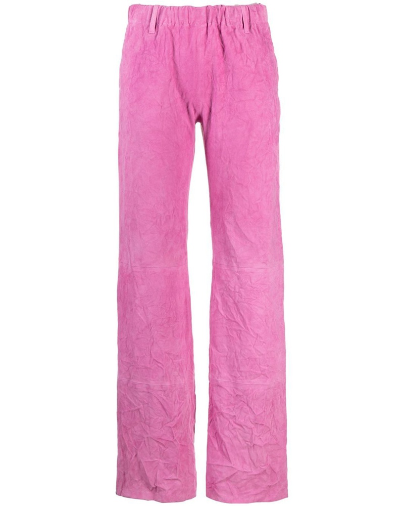Zadig&Voltaire Damen Straight-Leg-Hose aus Wildleder