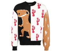 Pullover mit Intarsienmuster
